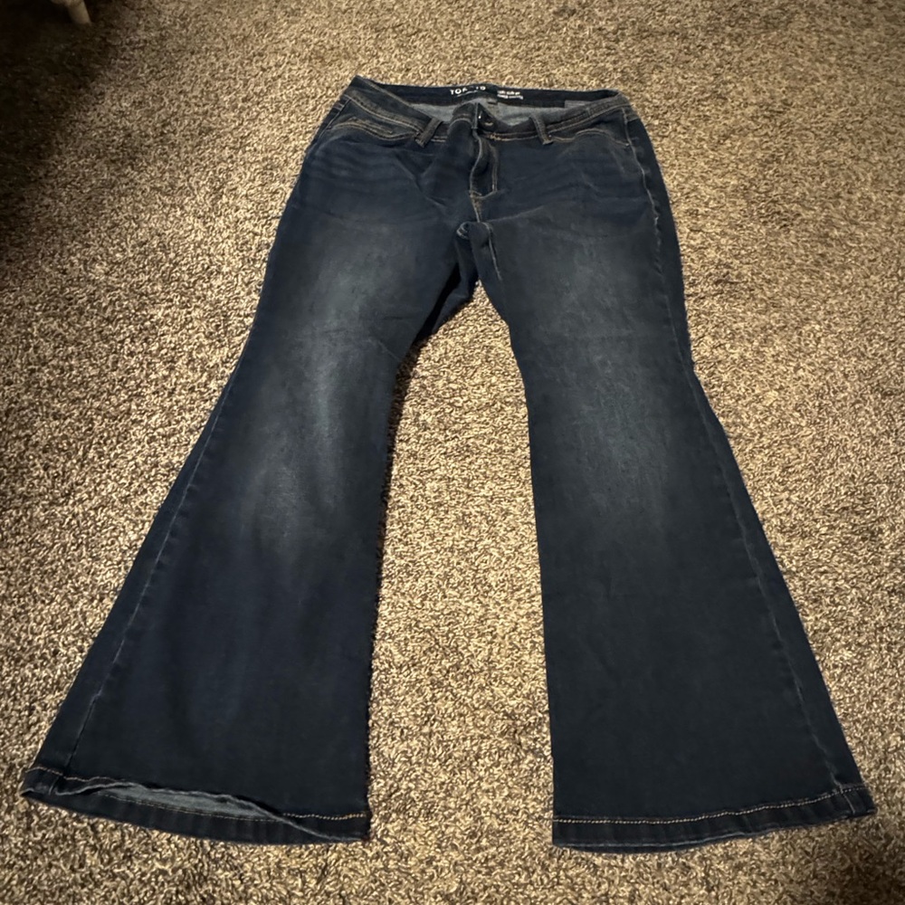 Torrid Dark Blue Bootcut Jeans